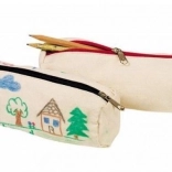 Trousse en coton à colorier Goki