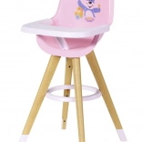 chaise haute pour poupées BABY born au style nordique