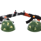 Set de soldat pour enfants – mitraillette et casque