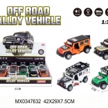 Voiture tout-terrain en alliage 1:32 avec son et lumière