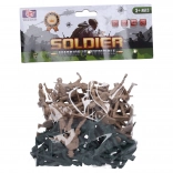 Set de figurines de soldats 48 pcs 7 cm