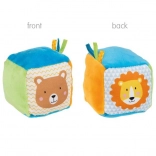 Cube motorique en textile Ours/Lion Goki