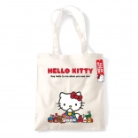 Sac de courses naturel HELLO KITTY