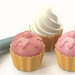 Androni moules pour sable – petits gâteaux, ensemble de 9 pièces