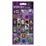 Autocollants réutilisables Wednesday