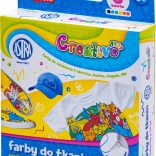 ASTRA CREATIVO peintures pour textile 6×15 ml