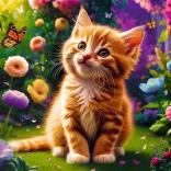 Puzzle 500 pièces chaton mignon Trefl