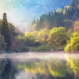 Puzzle 1000 pièces Jezioro Seryang-ji Panorama