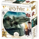 Puzzle 3D Harry Potter : Évasion de la banque Gringotts XL 300 pièces