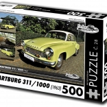 puzzle retro-auta wartburg 311 (1963) – 500 pièces