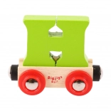BIGJIGS RAIL wagon pour circuit de train en bois – lettre H