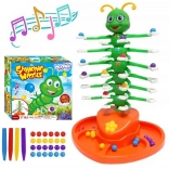 woopie chenille dansante – jeu d’adresse familial pour enfants