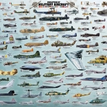 EUROGRAPHICS puzzle avions militaires 2000 pièces