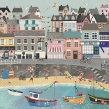 Puzzle RAVENSBURGER port côtier paisible 1000 pièces