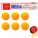 Balles de ping-pong orange 6 pcs