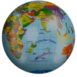 Ballon de sport globe 23 cm
