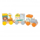 train en bois Safari