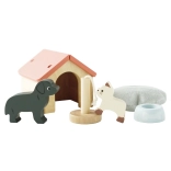 Le Toy Van set d’animaux en bois – chien et chat