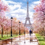 Puzzle 1000 pièces – Promenade romantique à Paris