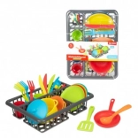 Set de vaisselle en plastique pour enfants, 27 pcs