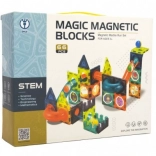 Piste à billes magnétique – kit de construction 66 pièces