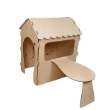 Maison pour enfants avec tableau et table LED 86 x 137 x 105 cm