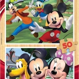 Puzzle en bois EDUCA MICKEY ET SES AMIS 2×50 pièces