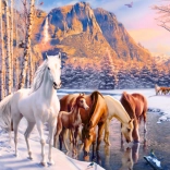 Puzzle dégivrage d'hiver 180 pièces