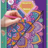 Bloc A5 Mandala Violette Peinture au Diamant