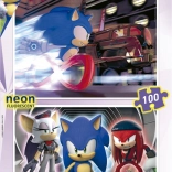 Puzzle lumineux Sonic Prime 2x100 pièces