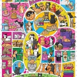 Puzzle COBBLE HILL DOODLECATS – 1000 pièces