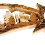 Décoration de Noël support pour bougie chauffe-plat Létavice