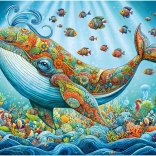 Puzzle Prince des Baleines 1000 pièces