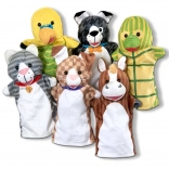 Marionnettes à main – animaux domestiques, ensemble pour enfants 2+