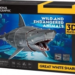 Puzzle 3D grand requin blanc – 78 pièces