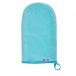 Gant de toilette éponge Akuku bleu