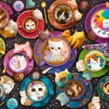 Puzzle Chatons café 500 pièces