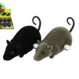 Souris à remontoir 12 cm - 2 couleurs