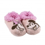 Chaussons tricotés d’intérieur avec fourrure DISNEY MINNIE