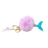Pendentif avec pompon et queue de sirène