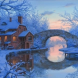 art puzzle rêve enneigé – puzzle 1000 pièces