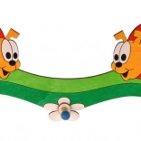 Porte-manteau en bois à trois crochets coccinelles DoDo