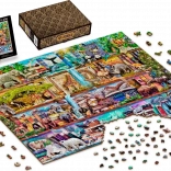 Puzzle en bois WOODEN CITY Royaume animal incroyable, 4000 pièces