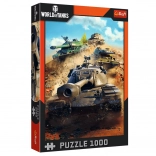 Puzzle 1000 pièces WORLD OF TANKS : chars au combat Trefl