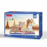 puzzle 3D city line Moscou