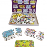 Just Jigsaws puzzle en bois pour l’addition - 30 pièces