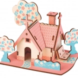 Woodcraft puzzle 3D en bois cabane américaine