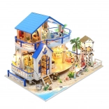 Maison miniature La Légende de la mer bleue – kit créatif avec éclairage LED