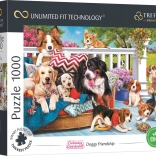 Puzzle TREFL UFT Amitié canine 1000 pièces