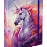 Baagl chemise pour cahiers scolaires A5 Royaume Licorne